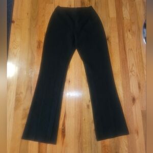 Black High-rise, wide leg dress pant trousers XS